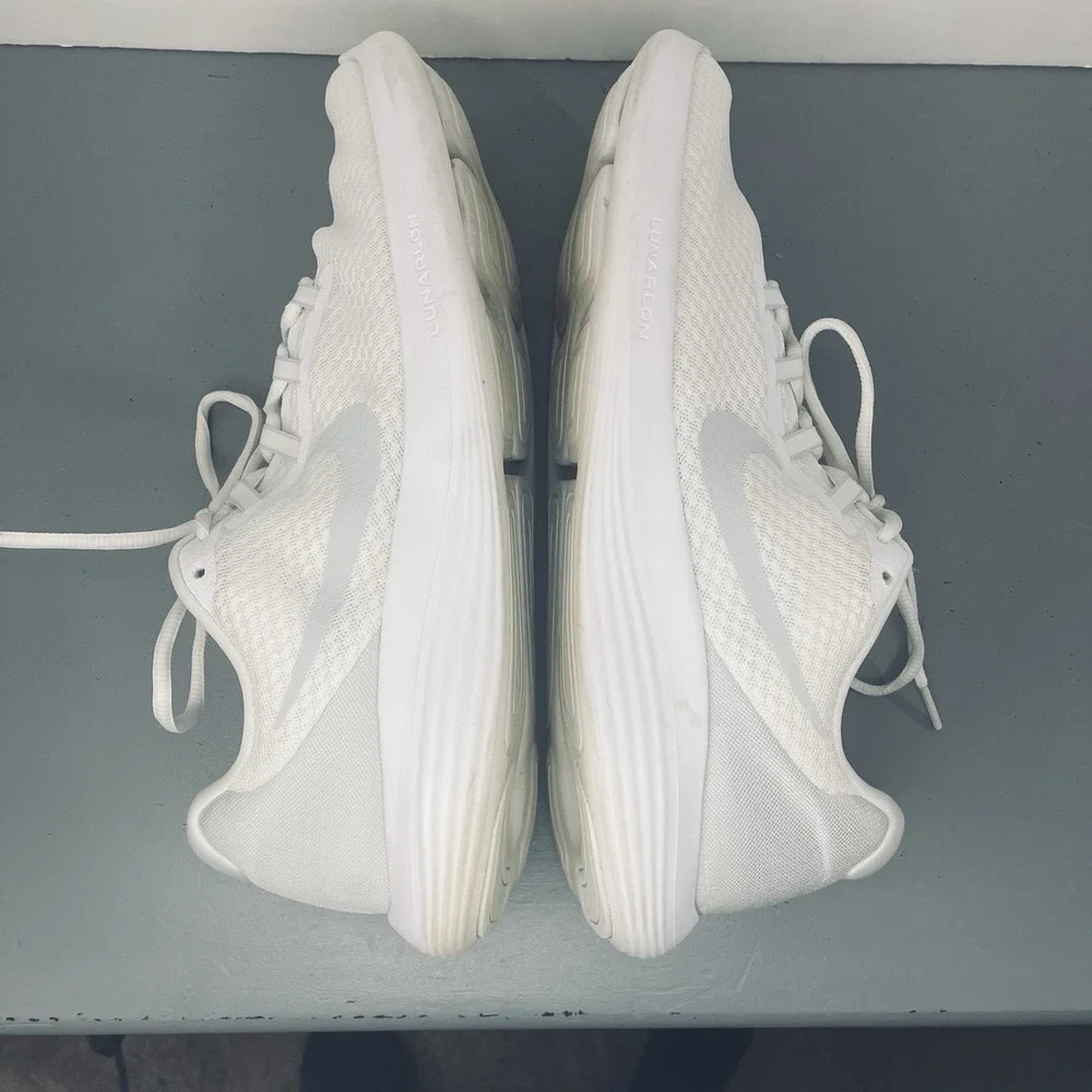 Nike Lunar Converge White Mens‎ Size 14 White/Light Grey 852462-100